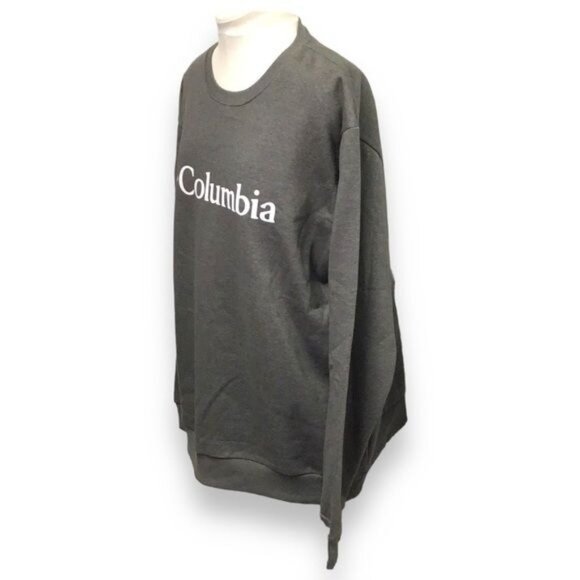 Columbia Mens Noe Valley III Crew Logo Sweatshirt, Gray, size XXL - Picture 2 of 7